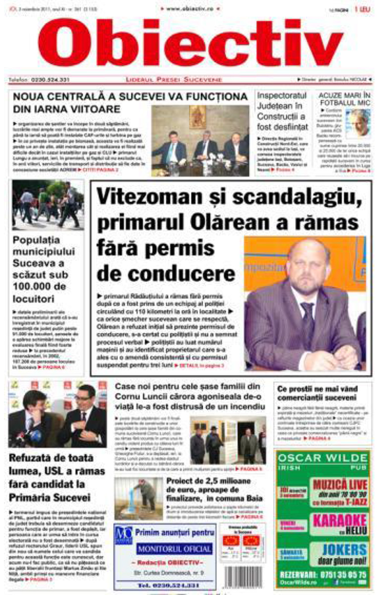 ziarul Obiectiv Suceava citații